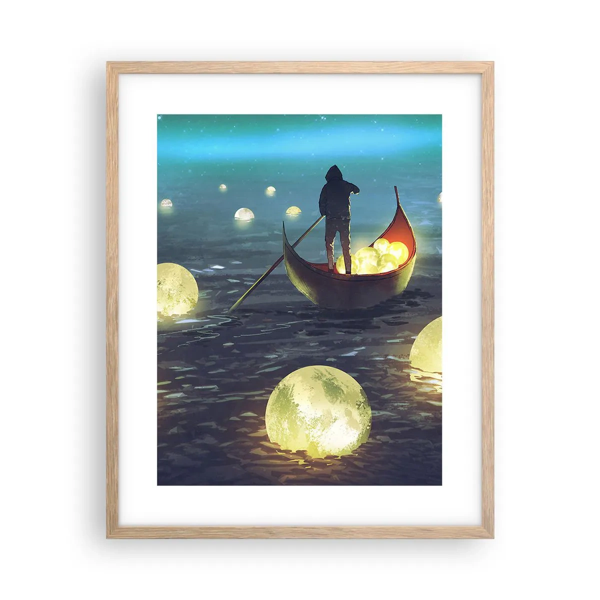 Affiche dans un chêne clair - Poster - Des choses dont les philosophes n'ont jamais rêvé - 40x50 cm