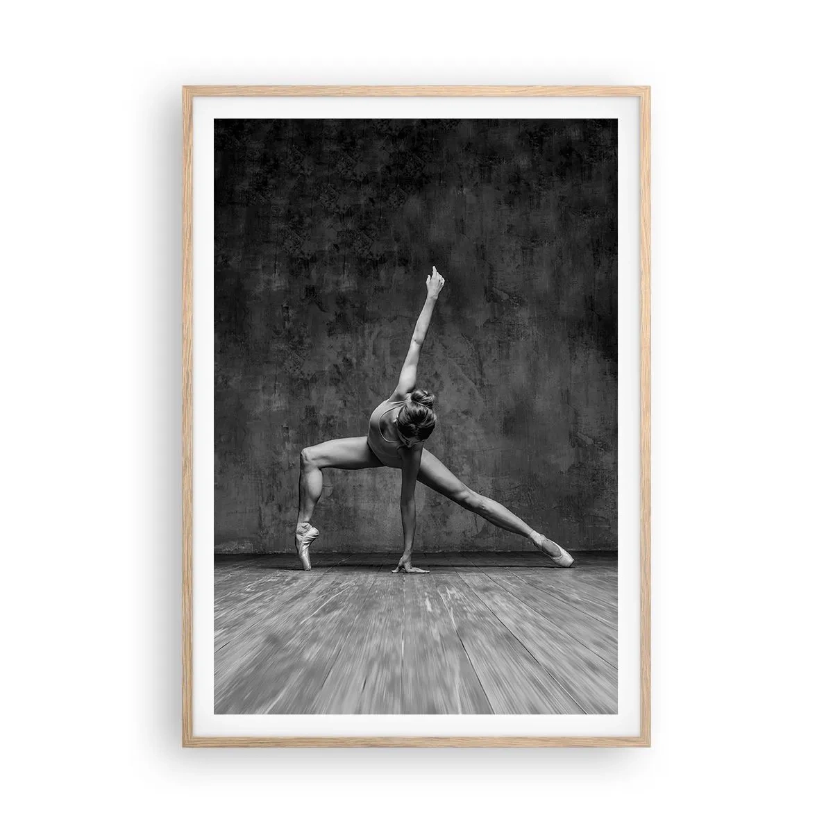 Affiche dans un chêne clair - Poster - Balance idéale - 70x100 cm