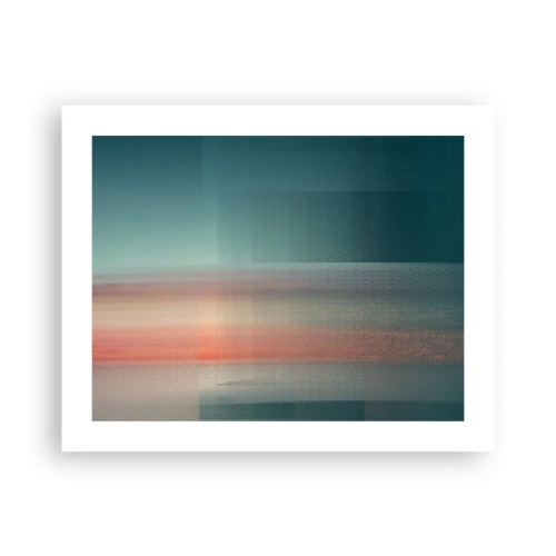 Affiche - Poster - Résumé : vagues de lumière - 50x40 cm