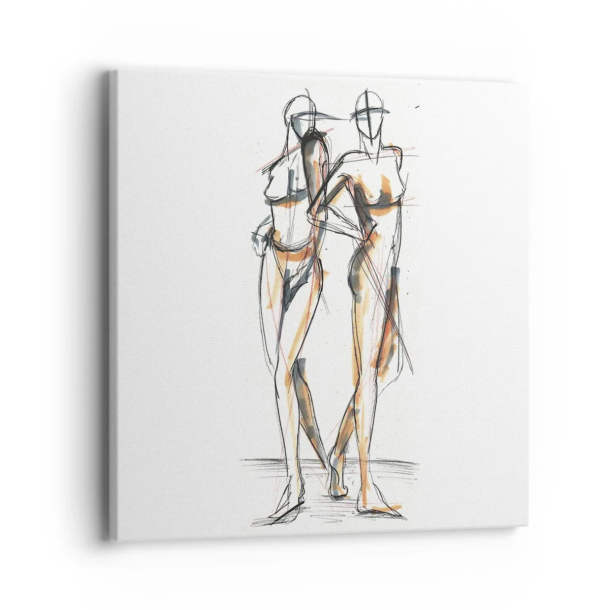 Impression sur toile - Image sur toile - Étude de la grâce - 40x40 cm