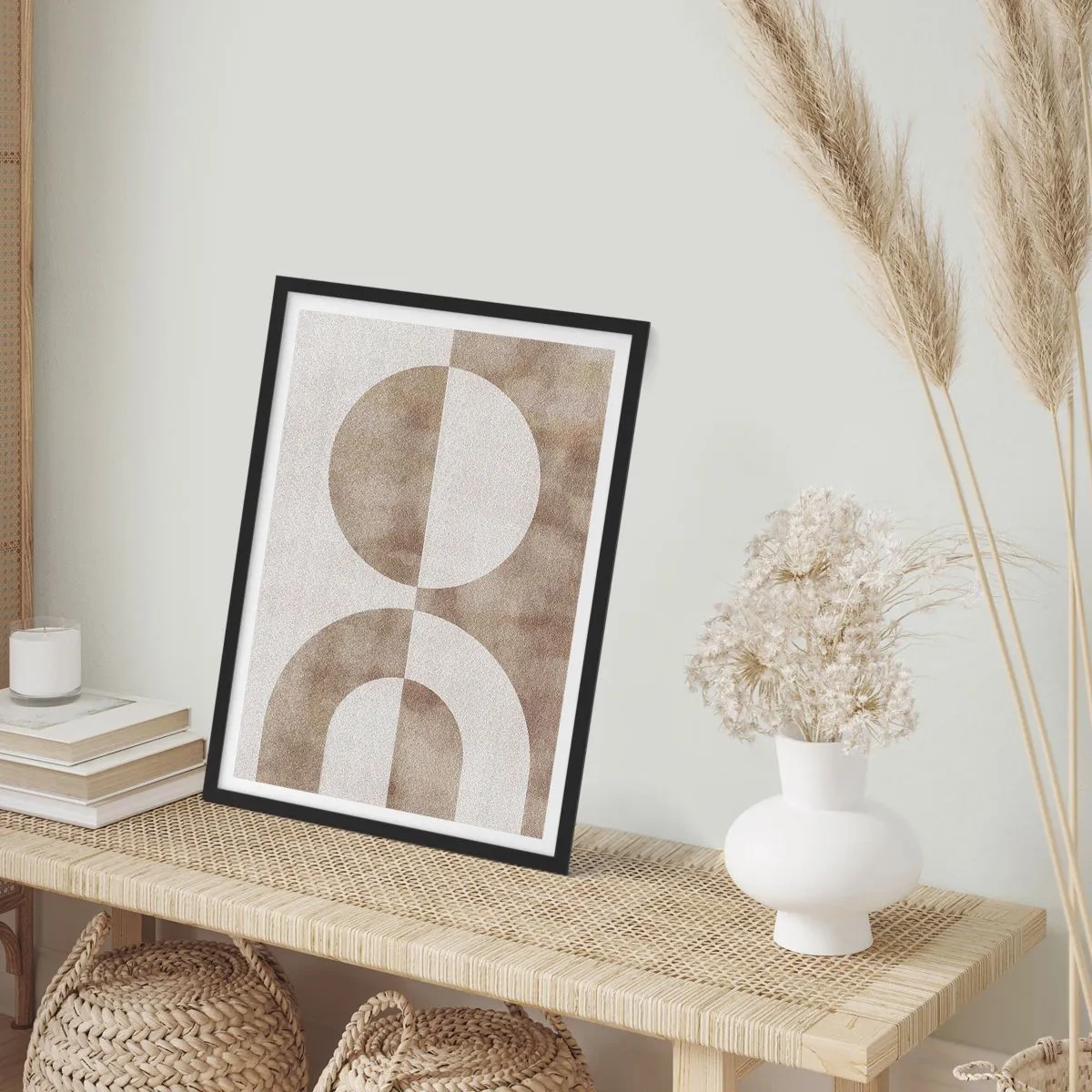 Affiche dans un cadre noir - Poster - Similitudes et différences - 61x91 cm