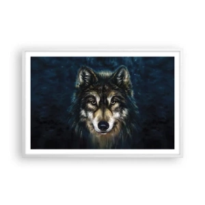 Affiche dans un cadre blanc - Poster - Alpha? Et oméga - 91x61 cm