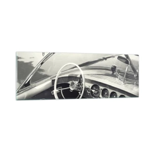 Impression sur verre - Image sur verre - Temps pour riche - 90x30 cm