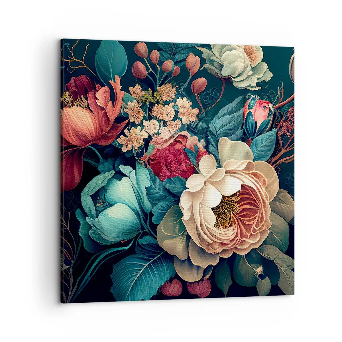 Impression sur toile - Image sur toile - le charme du 19ème siècle - 50x50 cm