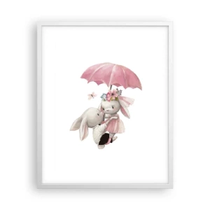 Affiche dans un cadre blanc - Poster - C'est ça l'amour - 40x50 cm