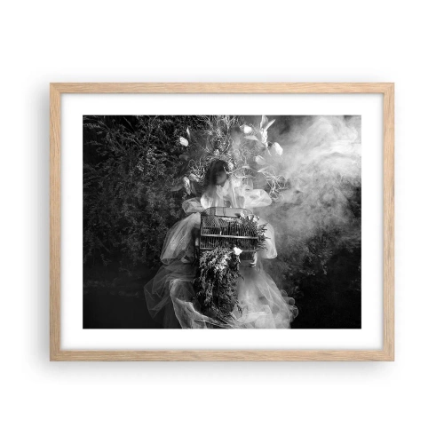 Affiche dans un chêne clair - Poster - Tout simplement Mère Nature - 50x40 cm