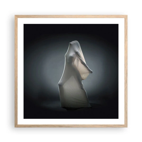 Affiche dans un chêne clair - Poster - Une soif secrète - 60x60 cm