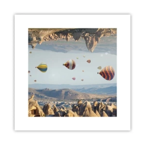 Affiche - Poster - Ici, tout est possible - 30x30 cm