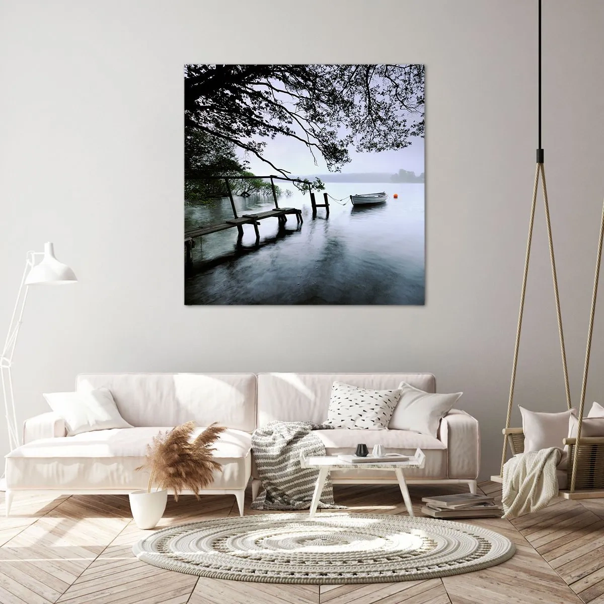 Impression sur toile - Image sur toile - Tu te reposes déjà - 50x50 cm