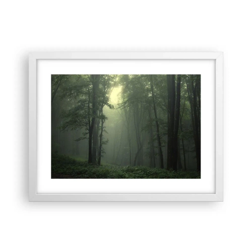 Affiche dans un cadre blanc - Poster - Avant qu'il ne se réveille - 40x30 cm