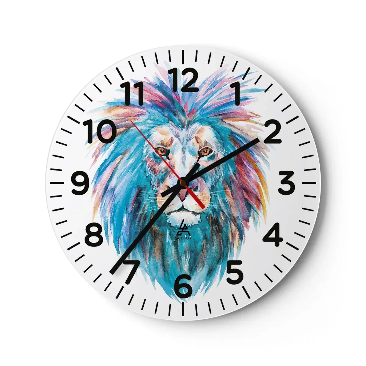 Horloge murale - Pendule murale - Aura électrique - 30x30 cm