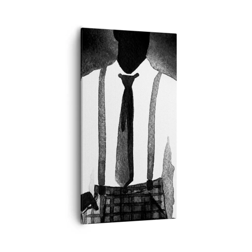 Impression sur toile - Image sur toile - Ambiance noire - 55x100 cm