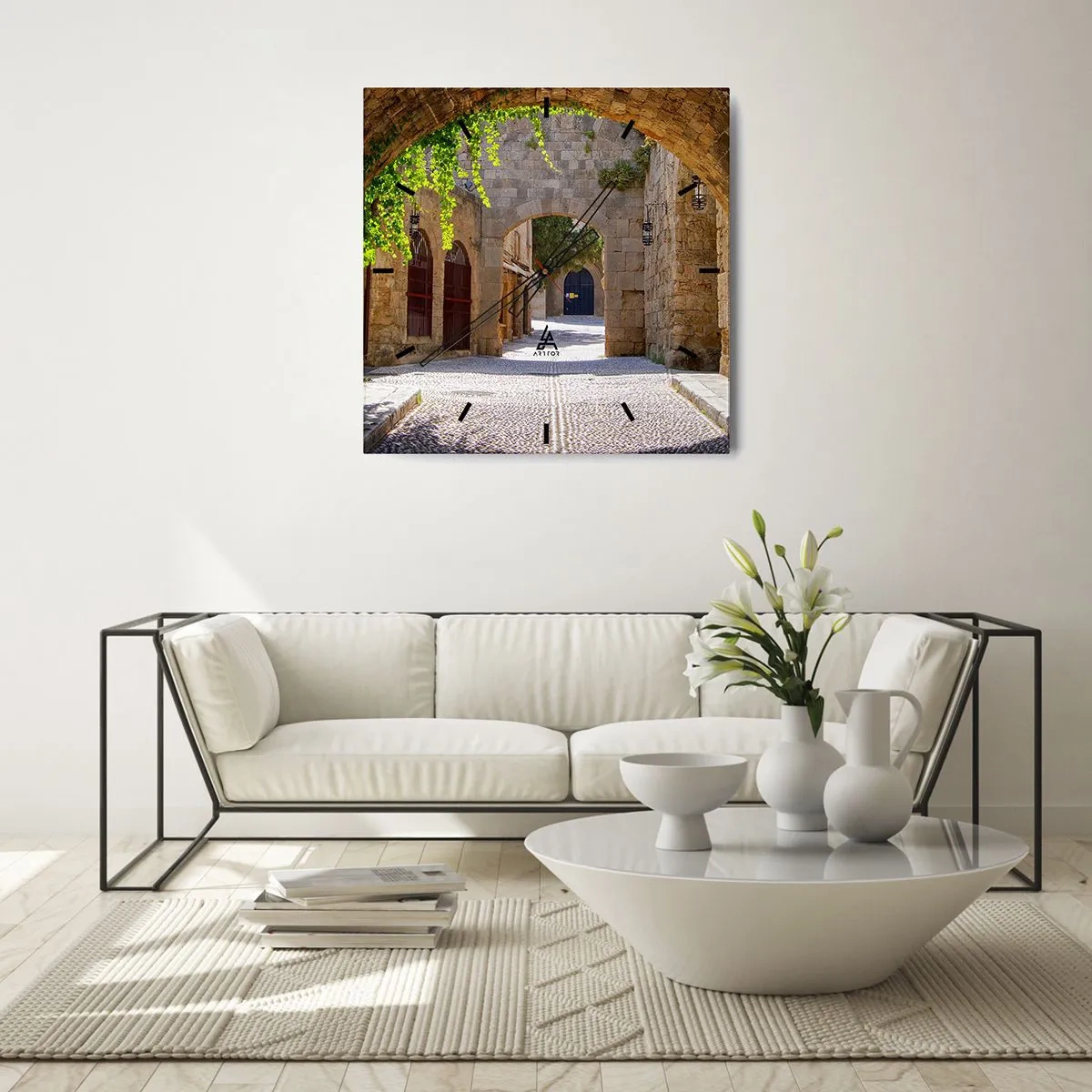 Horloge murale - Pendule murale - Le cortège apparaîtra bientôt - 30x30 cm