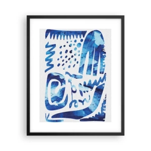 Affiche dans un cadre noir - Poster - Retour aux racines - 40x50 cm