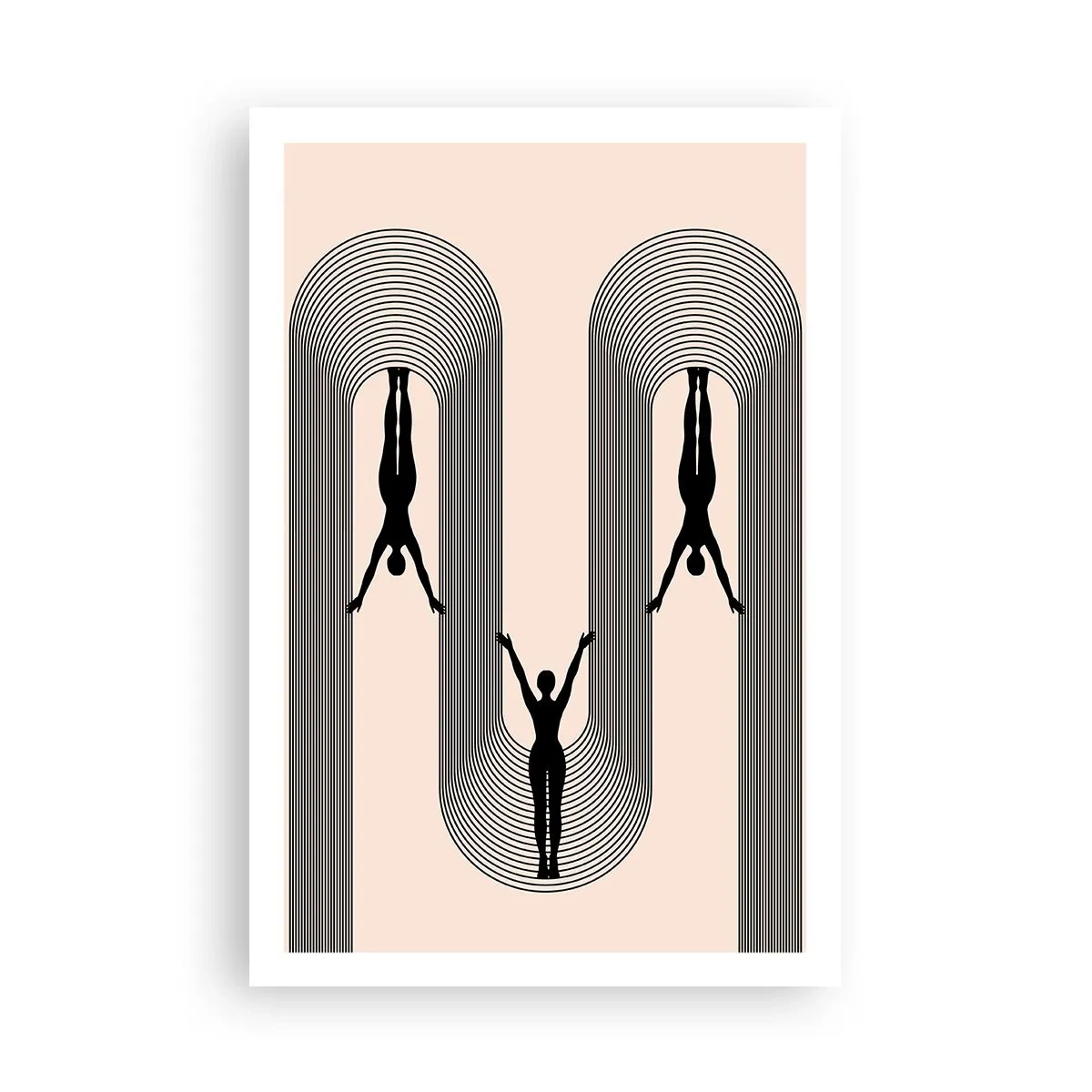 Affiche - Poster - Les jambes en l’air - 61x91 cm