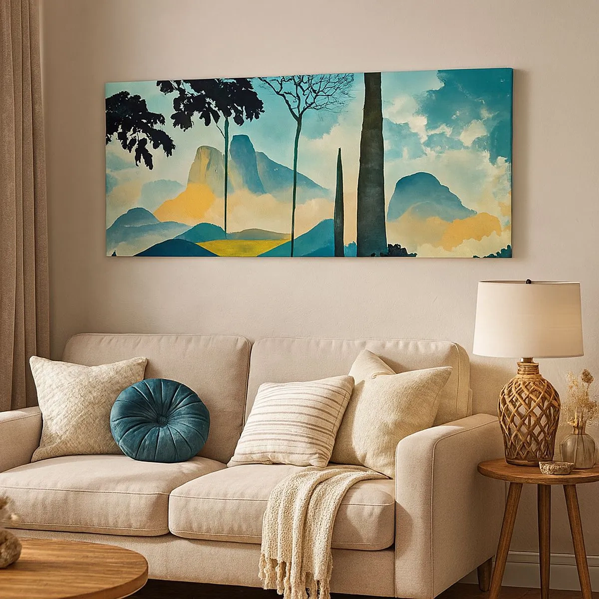 Impression sur toile - Image sur toile - Toujours de plus en plus haut - 100x40 cm