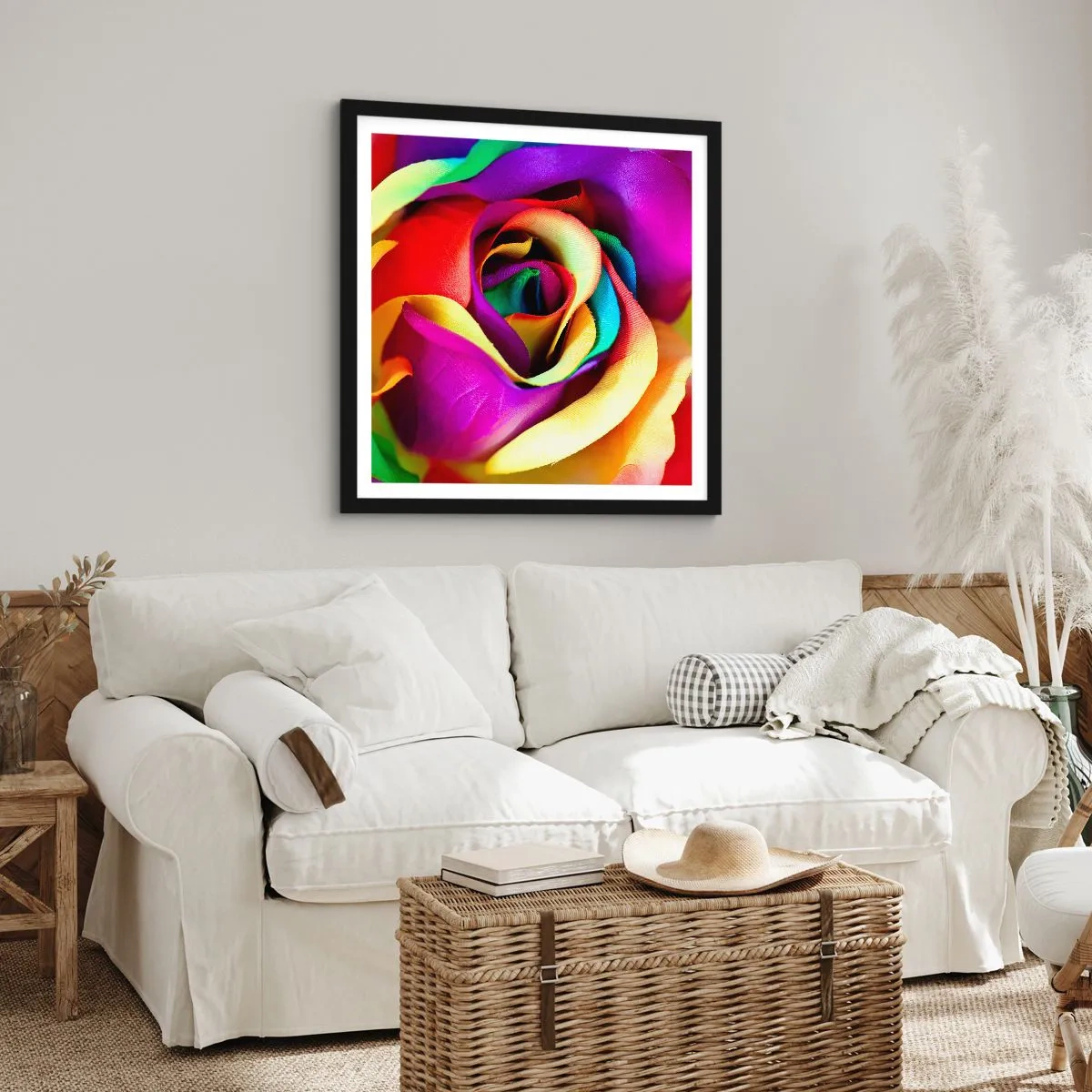 Affiche dans un cadre noir - Poster - Ce n'est pas possible - 60x60 cm