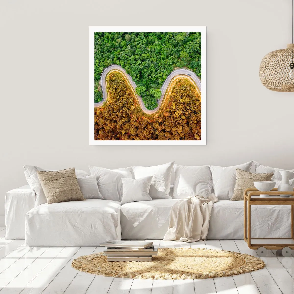 Affiche - Poster - Frontieres et differences - 40x40 cm