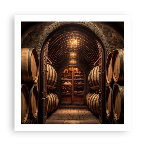 Affiche - Poster - Cave climatisée - 60x60 cm