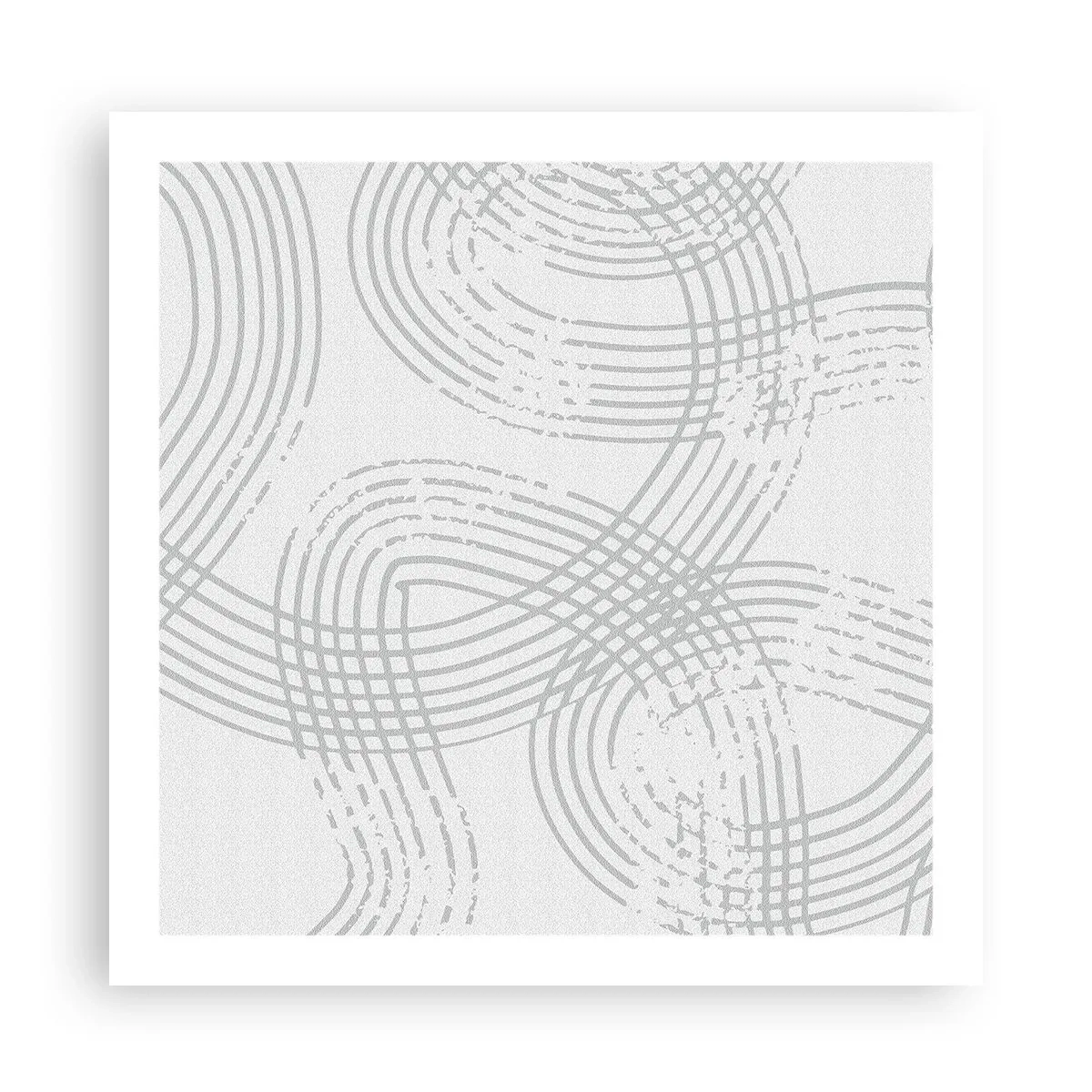 Affiche - Poster - Il n'y a pas de chemin droit - 60x60 cm