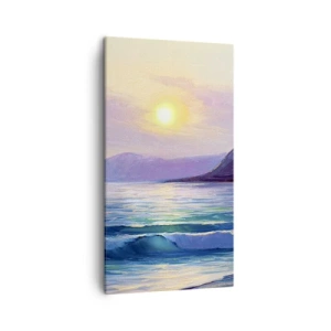 Impression sur toile - Image sur toile - Cristal d'eau et d'air - 45x80 cm