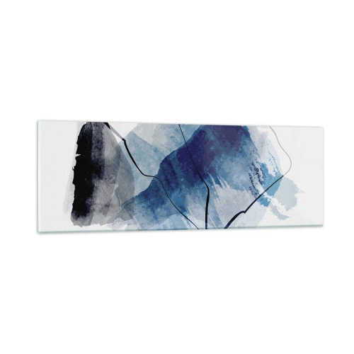 Impression sur verre - Image sur verre - Montagne de glace - 90x30 cm