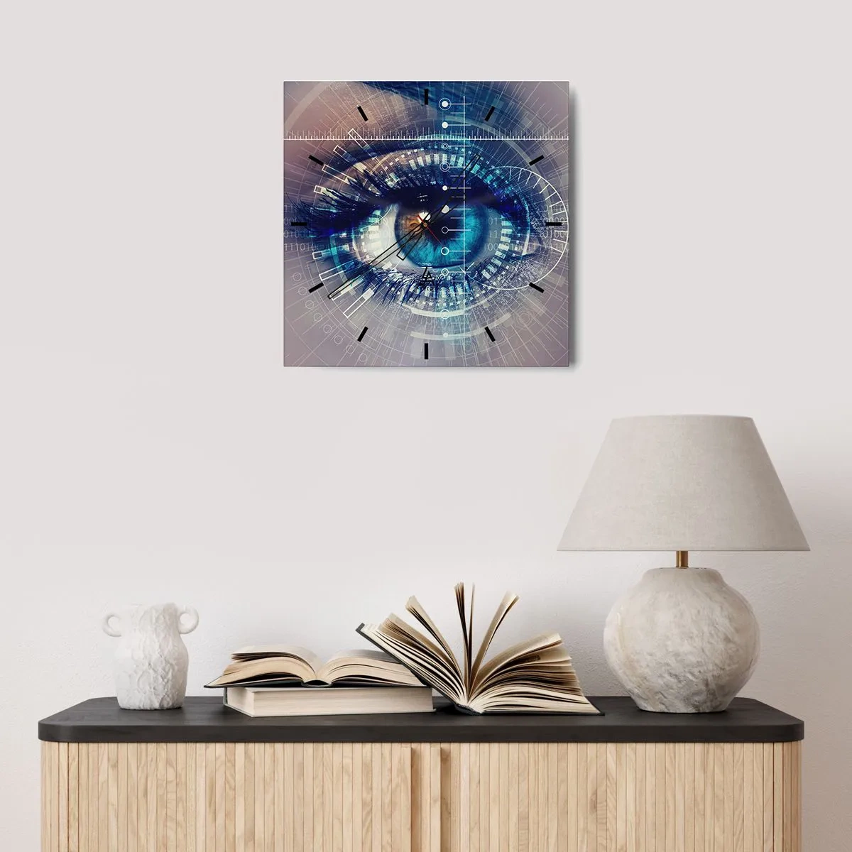 Horloge murale - Pendule murale - Tu penses que tu me connais - 30x30 cm