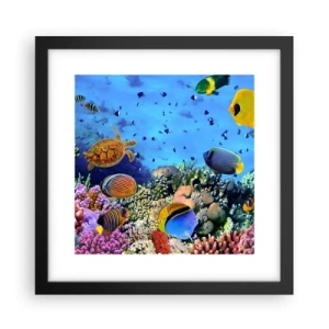 Affiche dans un cadre noir - Poster - Et que sait-on de la vie… - 30x30 cm