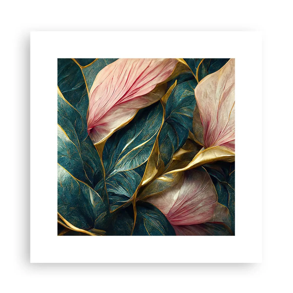 Affiche - Poster - Élégance et style naturels - 30x30 cm