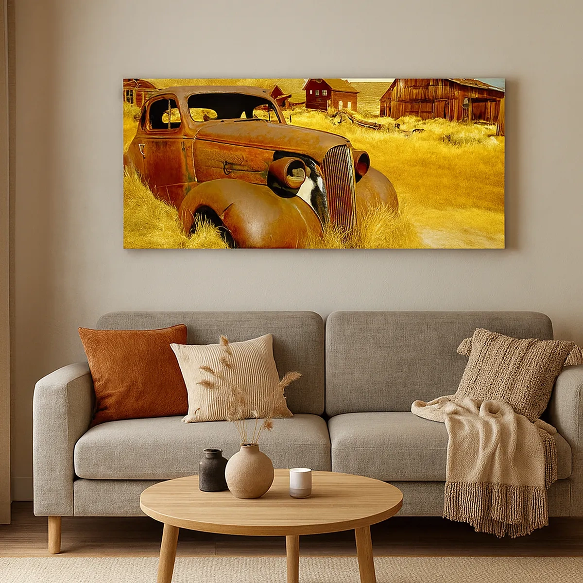 Impression sur toile - Image sur toile - Repos bien mérité - 30x30 cm