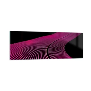 Impression sur verre - Image sur verre - Avenue de lumière - 90x30 cm