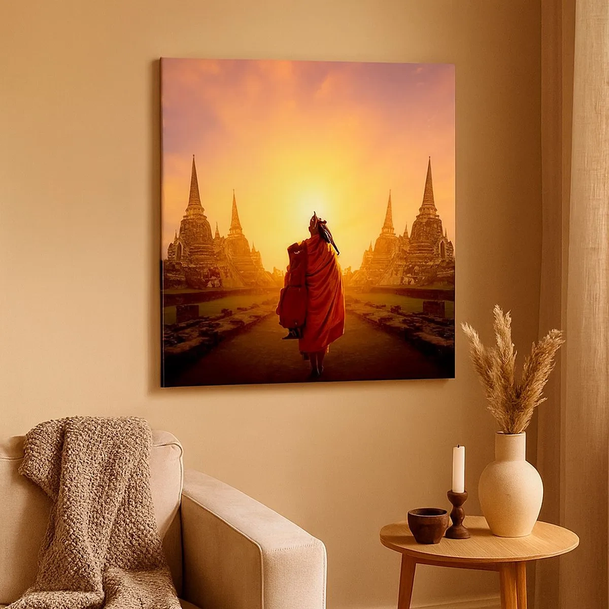 Impression sur toile - Image sur toile - En paix pour l'éternité - 30x30 cm