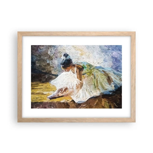 Affiche dans un chêne clair - Poster - D'après un tableau de Degas - 40x30 cm