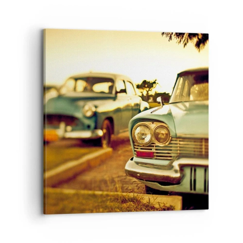 Impression sur toile - Image sur toile - Nous attendrons et verrons - 70x70 cm