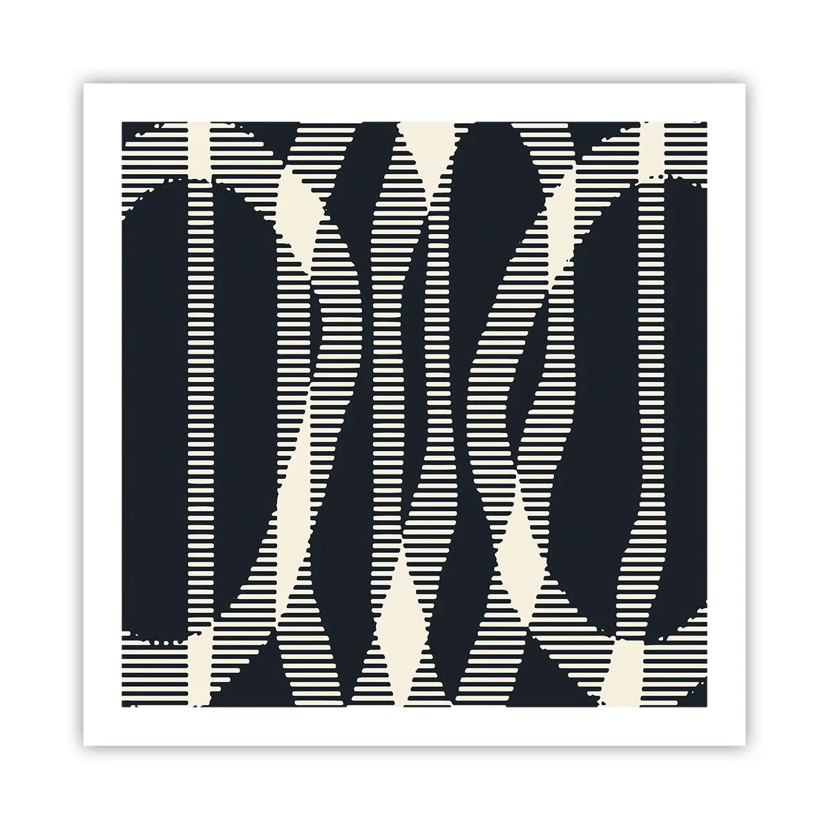 Affiche - Poster - Une tentative de briser l'obscurité - 60x60 cm