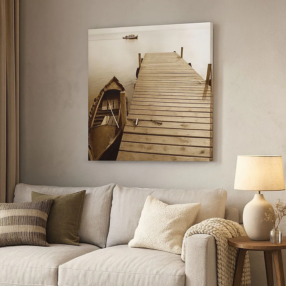 Impression sur toile - Image sur toile - Le grand silence - 30x30 cm