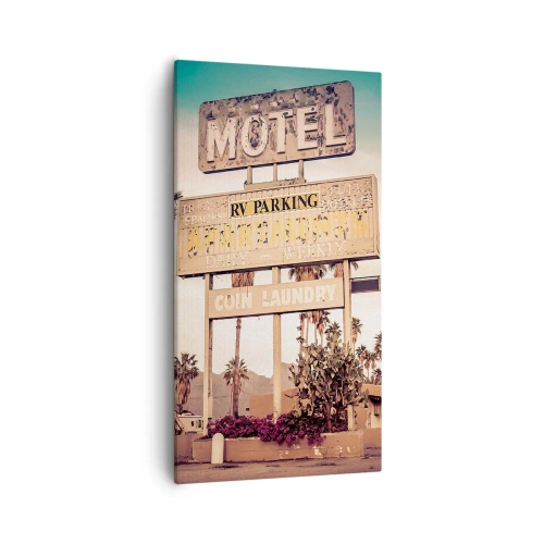 Impression sur toile - Image sur toile - Ici, le temps s'est arrêté - 55x100 cm