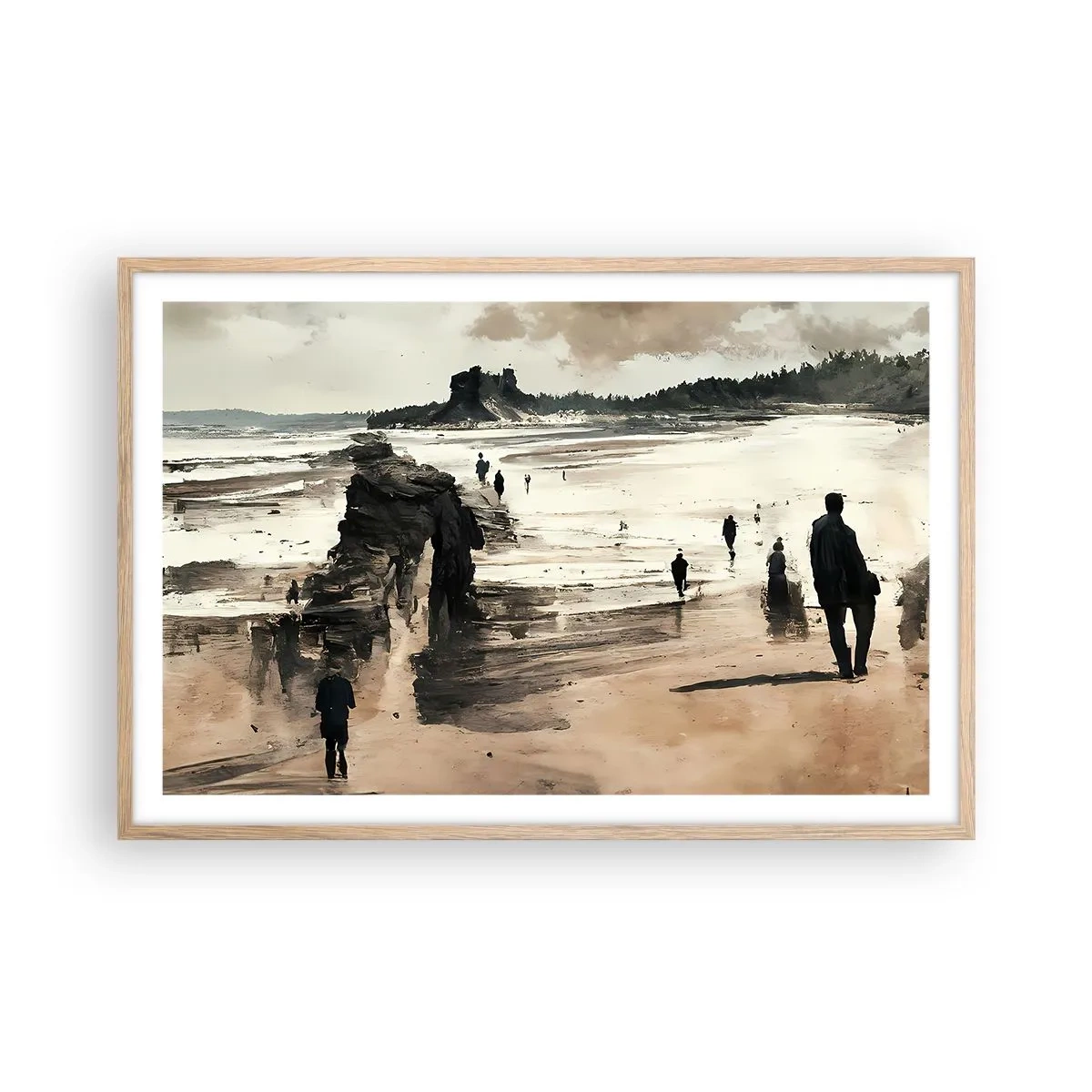 Affiche dans un chêne clair - Poster - Invoqué - 91x61 cm