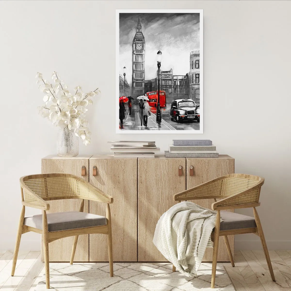 Affiche - Poster - Pas du tout une ville grise - 70x100 cm