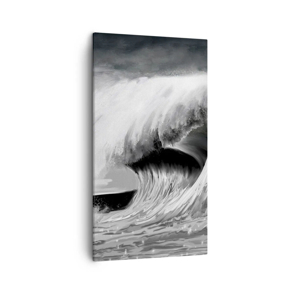 Impression sur toile - Image sur toile - La colère de l'océan - 45x80 cm