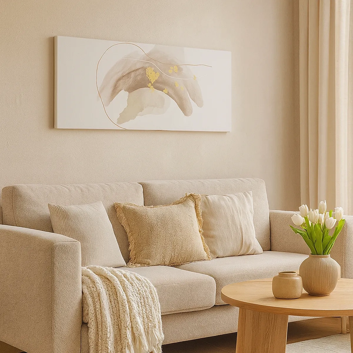 Impression sur toile - Image sur toile - rencontré dans l'espace - 30x30 cm