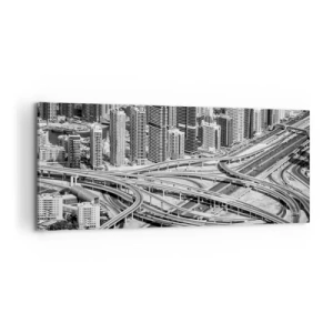 Impression sur toile - Image sur toile - Dubaï - la ville impossible - 100x40 cm