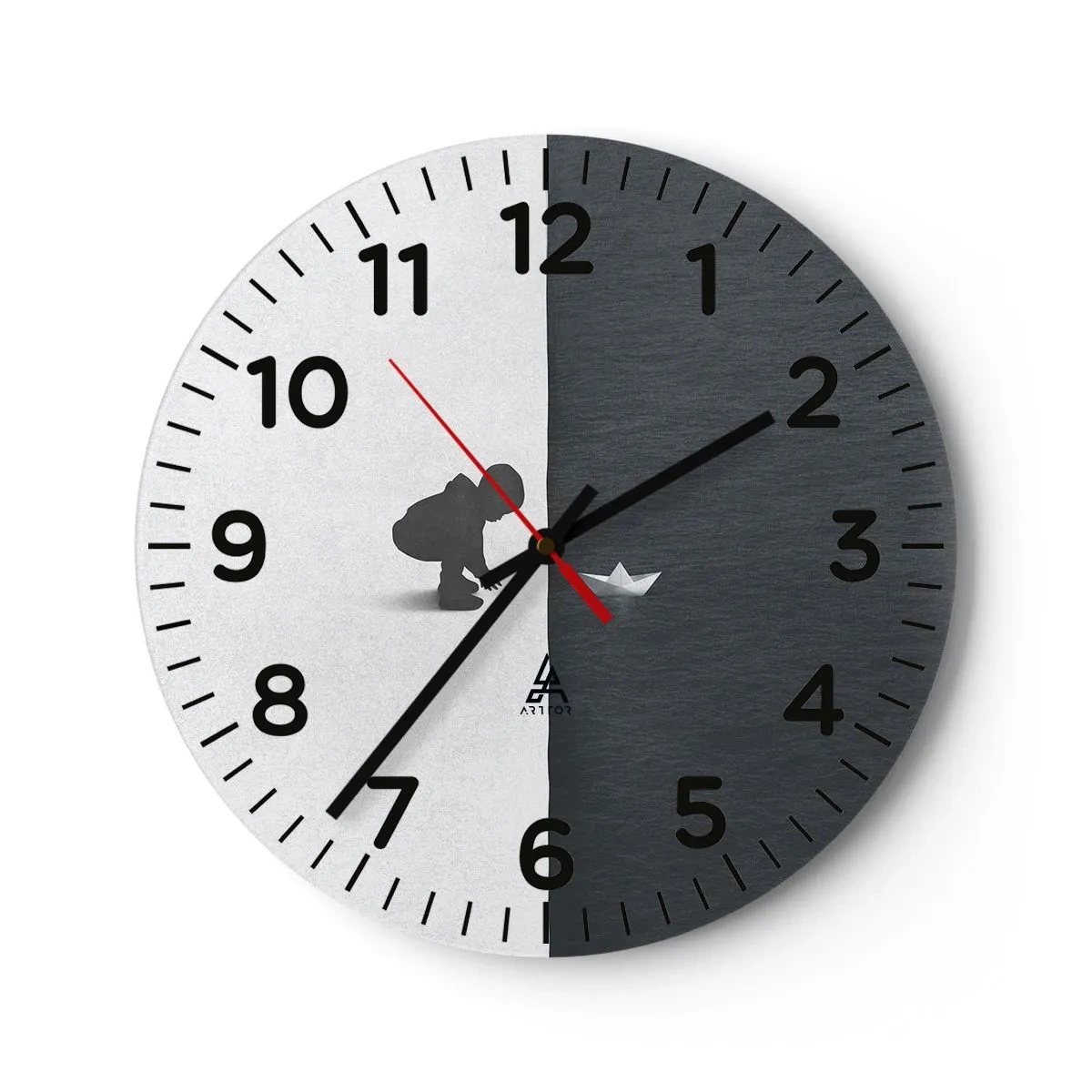 Horloge murale - Pendule murale - Grande expédition - 30x30 cm