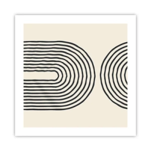 Affiche - Poster - Dans un instant... - 50x50 cm