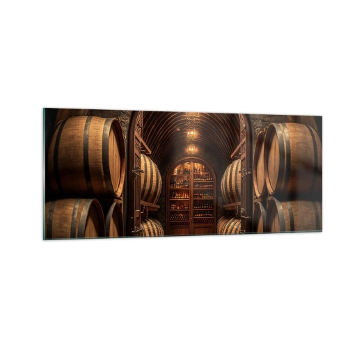 Impression sur verre - Image sur verre - Cave climatisée - 100x40 cm