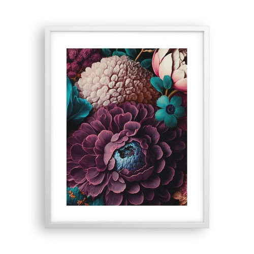 Affiche dans un cadre blanc - Poster - La nature en abondance - 40x50 cm