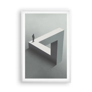 Affiche dans un cadre blanc - Poster - Mais c'est possible - 61x91 cm