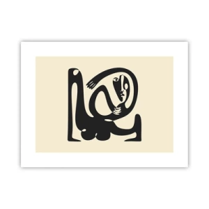 Affiche - Poster - Presque du Picasso - 40x30 cm