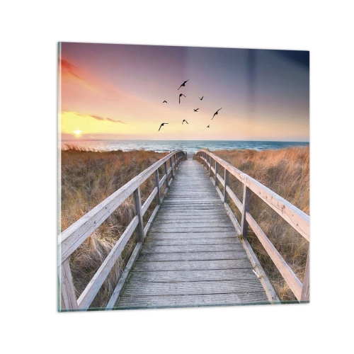 Impression sur verre - Image sur verre - Envol des espaces - 70x70 cm