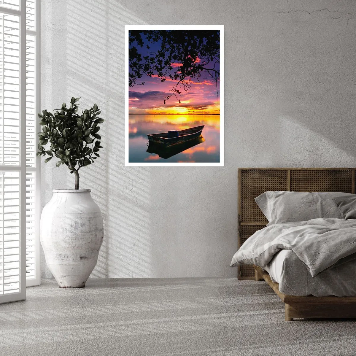 Affiche - Poster - "Tu sembles suspendu au milieu du ciel..." - 70x100 cm